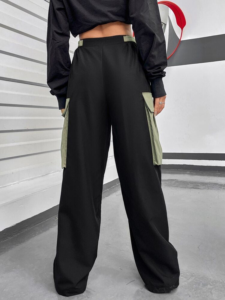 Two tone Cargo pants