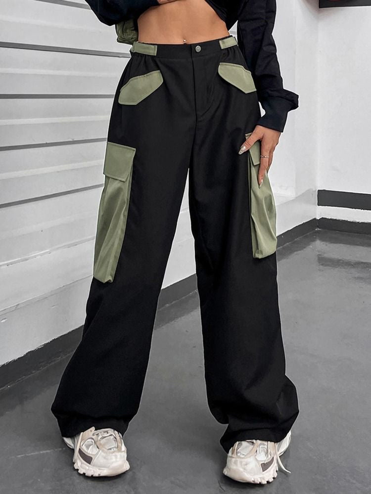 Two tone Cargo pants