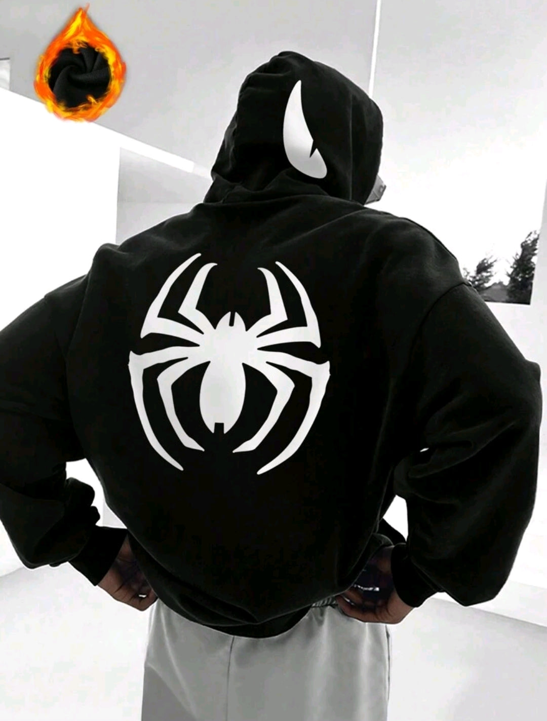 Spider Zipper Hoodie