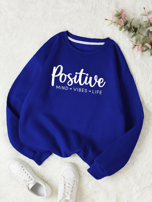 Positive Drop Shoulder Sweatshirt