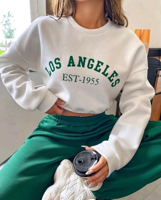 Los Angeles Cropped Sweatshirt